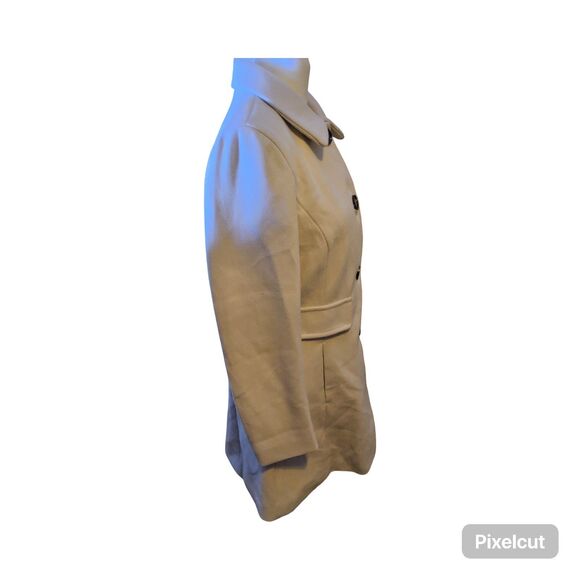 Allegra K Size Small Winter Overcoat with PeterPan Collar, single breasted  coat - Picture 6 of 11